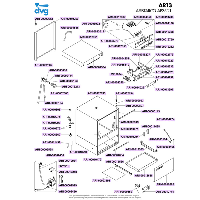 EMPTY Spare parts coffee machines and componentes for coffee machines